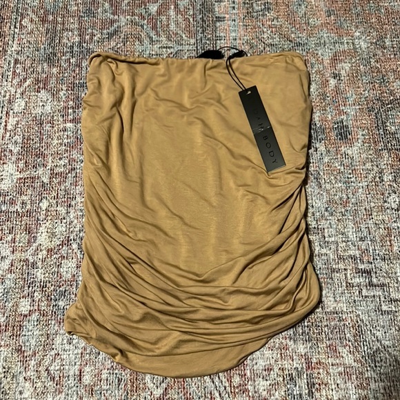 NWT Indah body Cori mini skirt in mocha size small - Picture 2 of 4